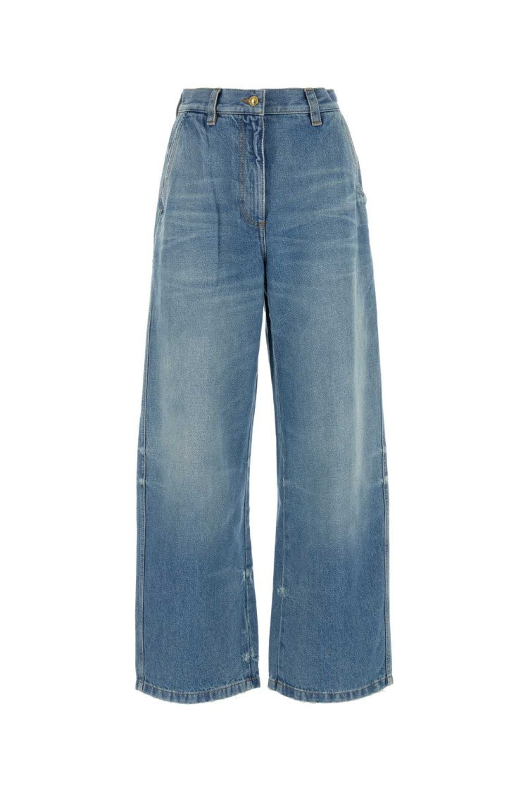 Palm Angels Denim Wide-Leg Jeans