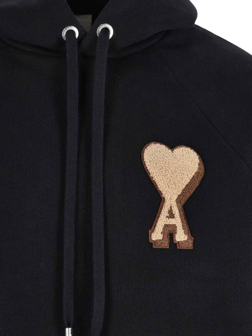 Ami Ami De Coeur Hoodie – Black