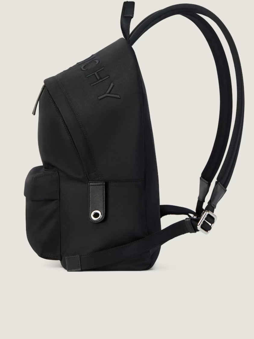 Givenchy Black New Journey Structured Polyamide Backpack