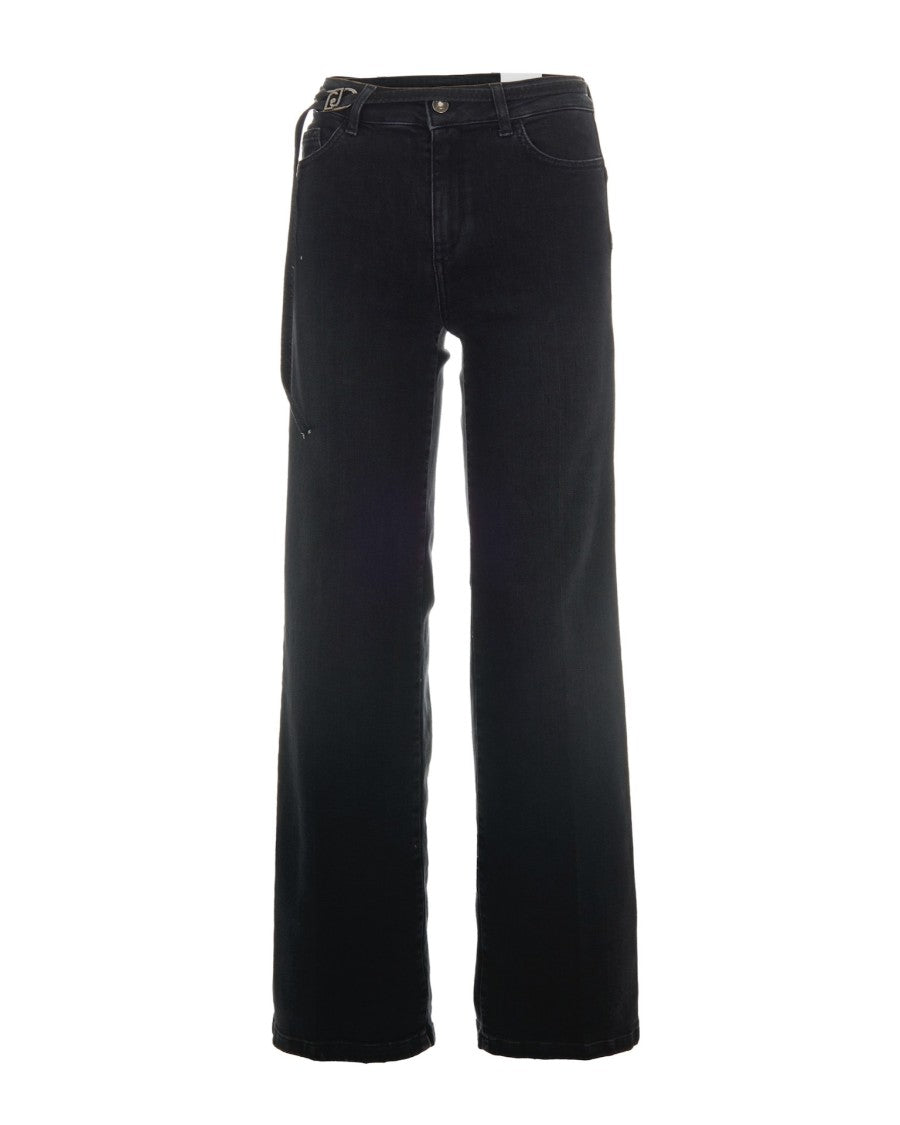 Liu Jo Flare Stretch Black Jeans