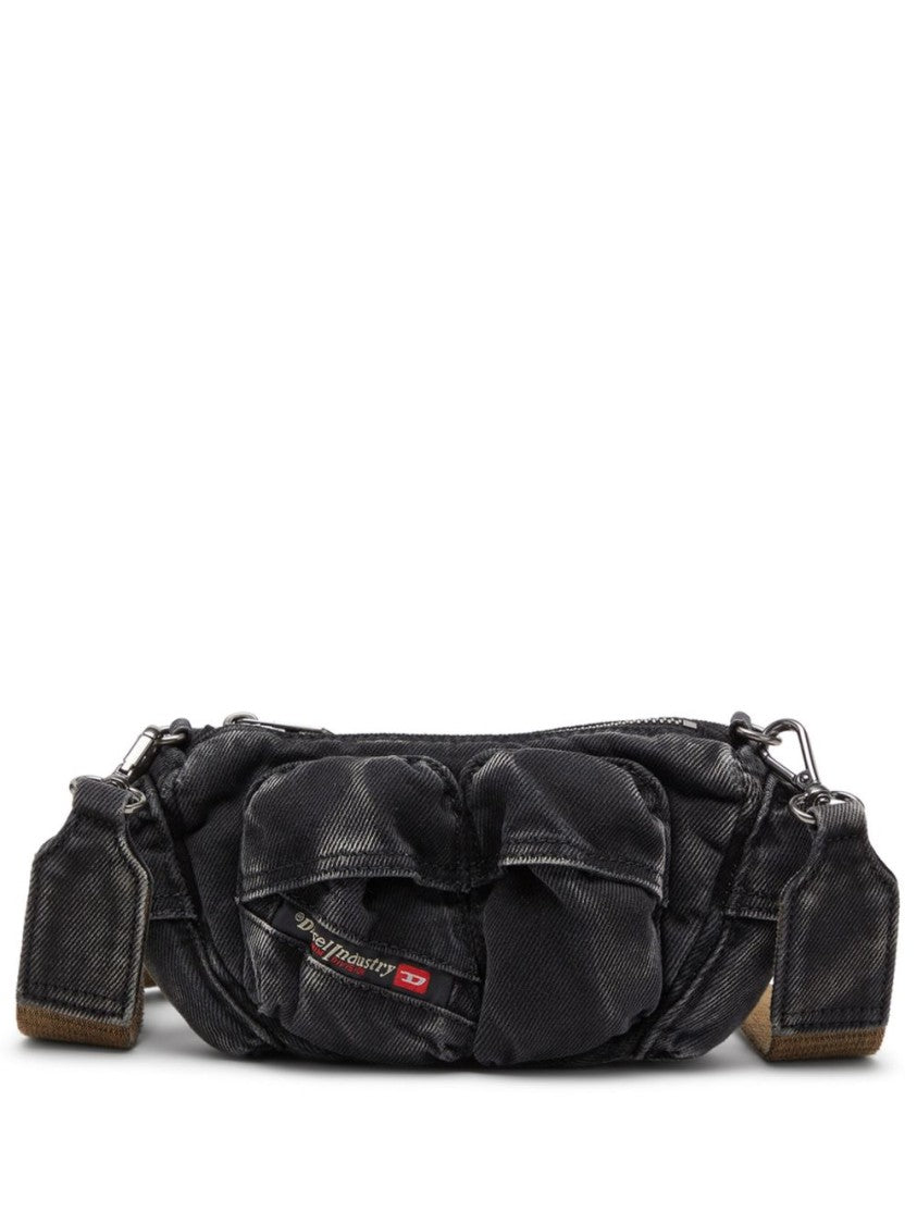 Diesel Compact Cotton Bag With Multiple Pockets