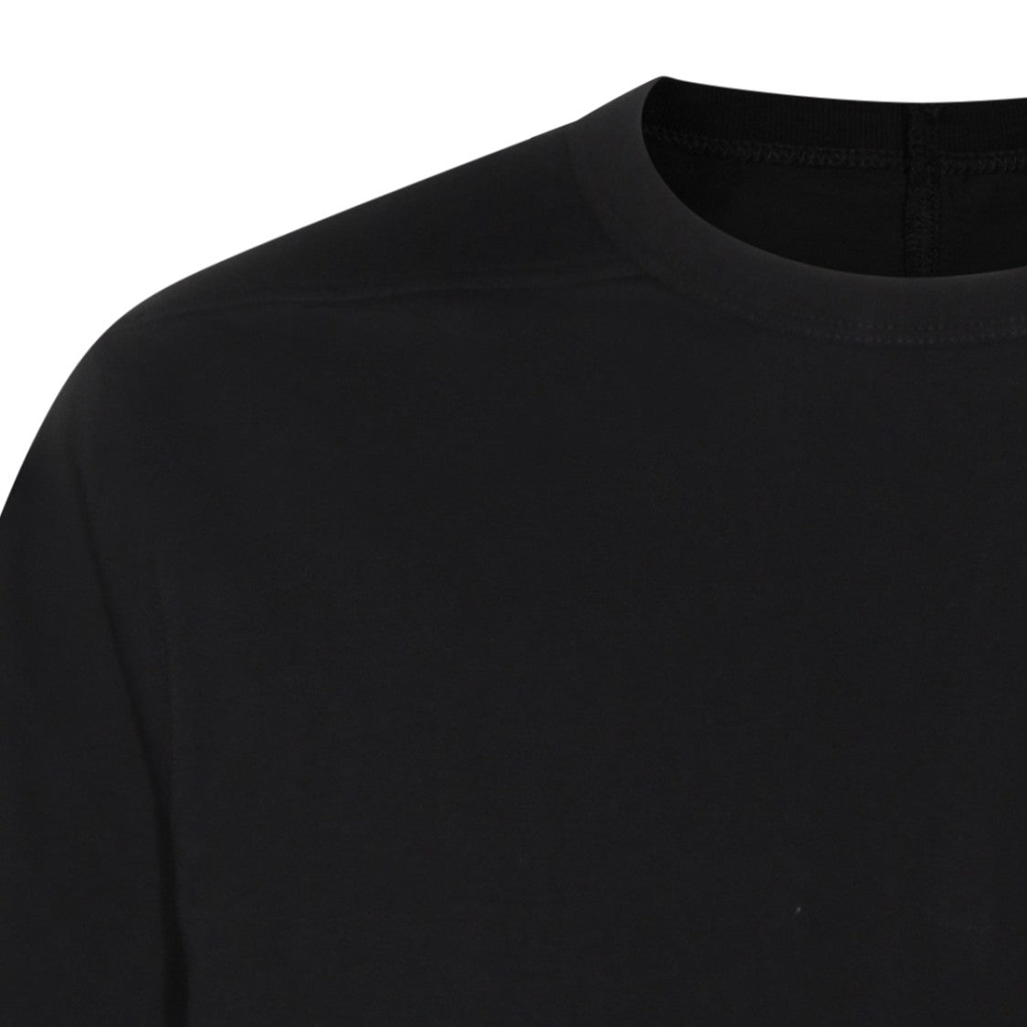 Rick Owens Oversized Black Cotton T-Shirt