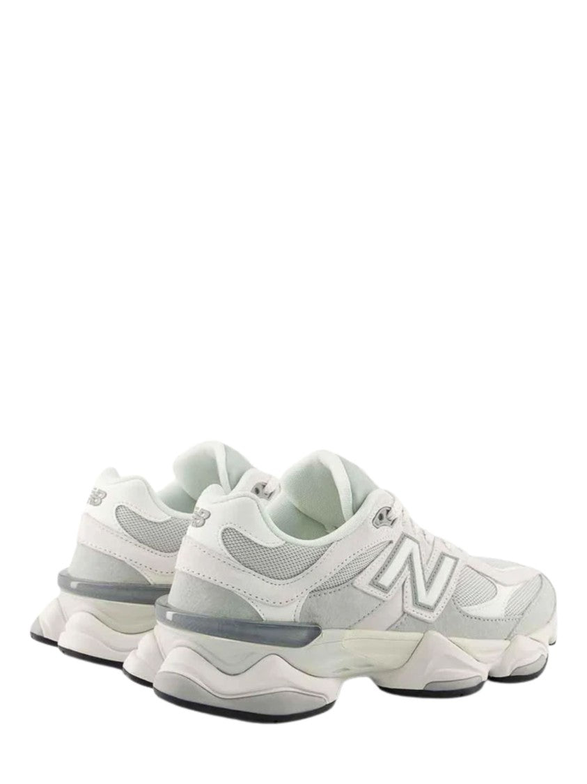 New Balance Grey Suede Details Mesh Sneakers