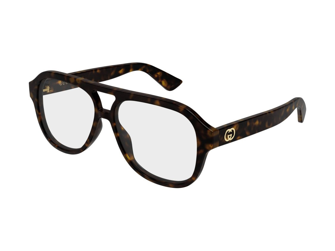 Gucci Tortoiseshell Gg2192o Bold Oversized Aviator Sunglasses