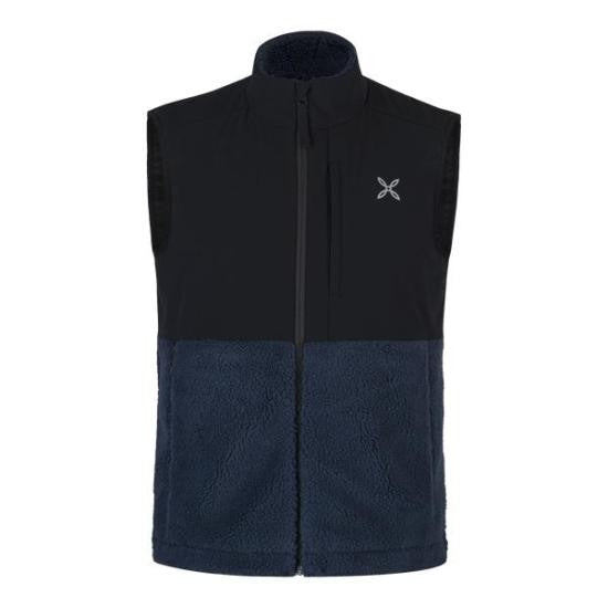 Montura Two-Tone Zip-Through Vest With Elevated Collar
