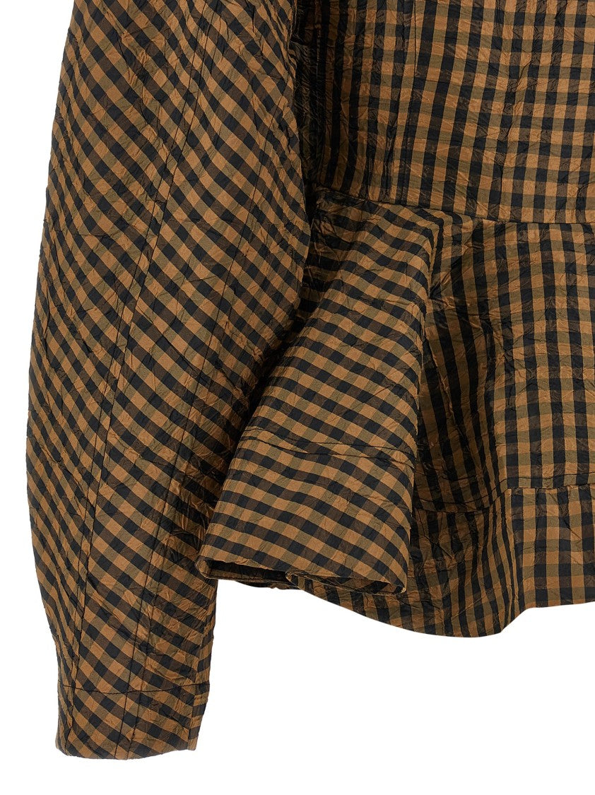 Ganni 'Crinckled Taffetà' Blouse