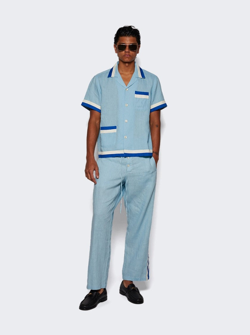 Bode Seedling Stripe Shirt - White