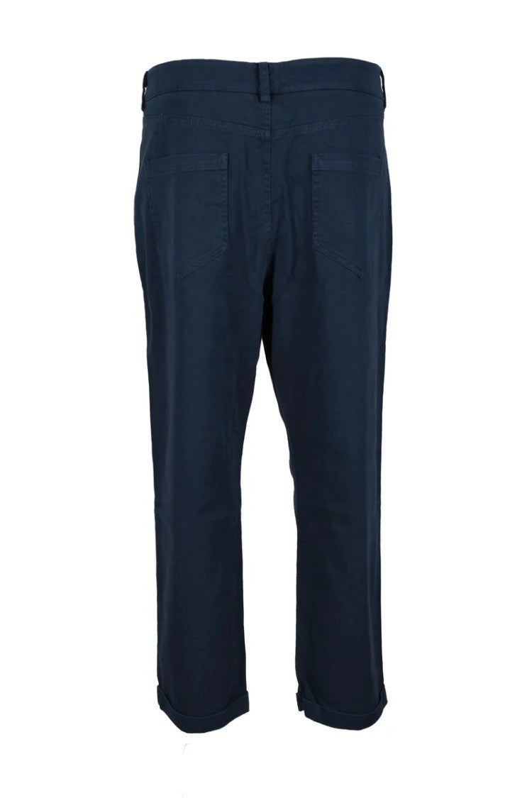 1-One Cropped Straight-Leg Trousers