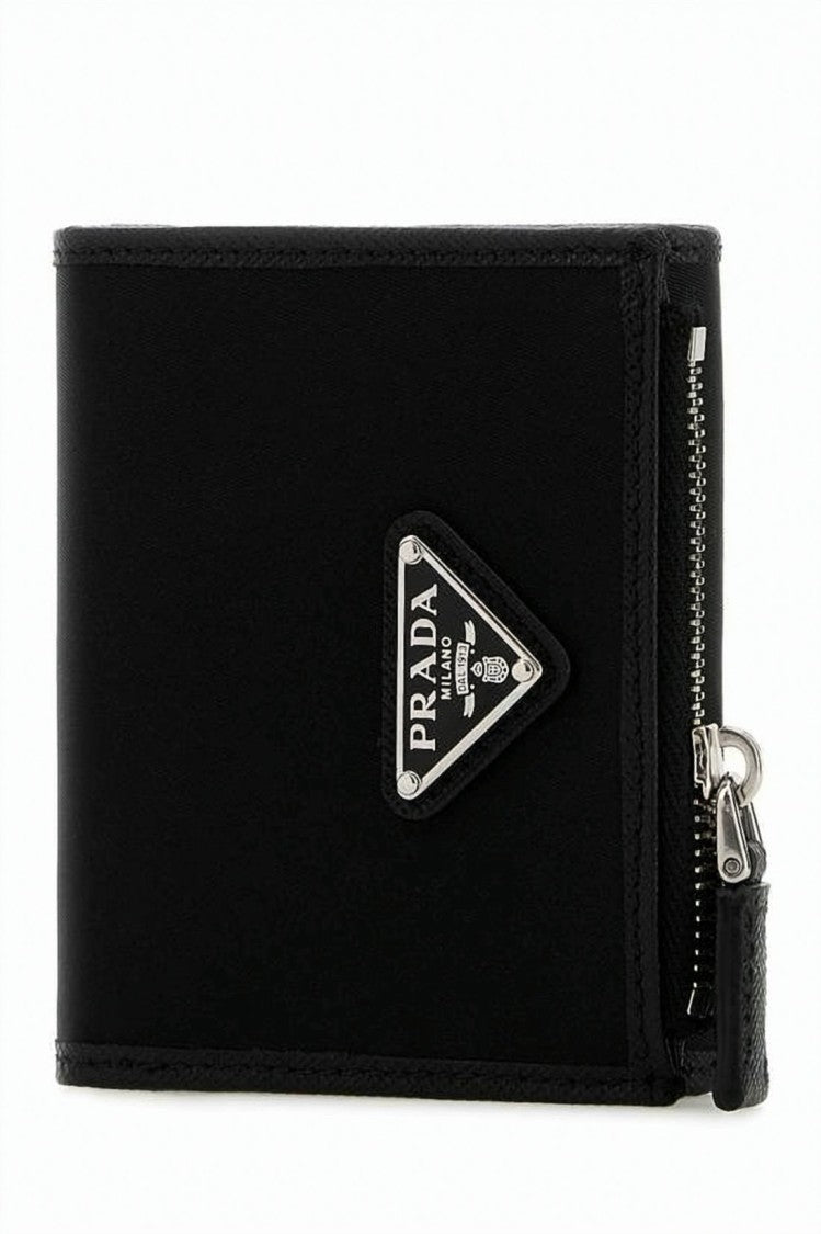 Prada Compact Bifold Nylon Wallet