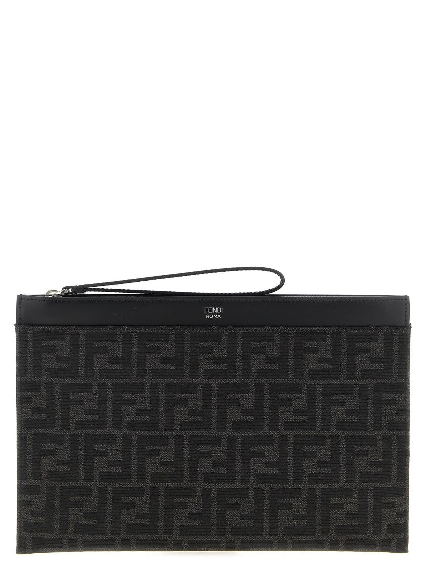 Fendi Medium 'Ff Jacquard' Pouch