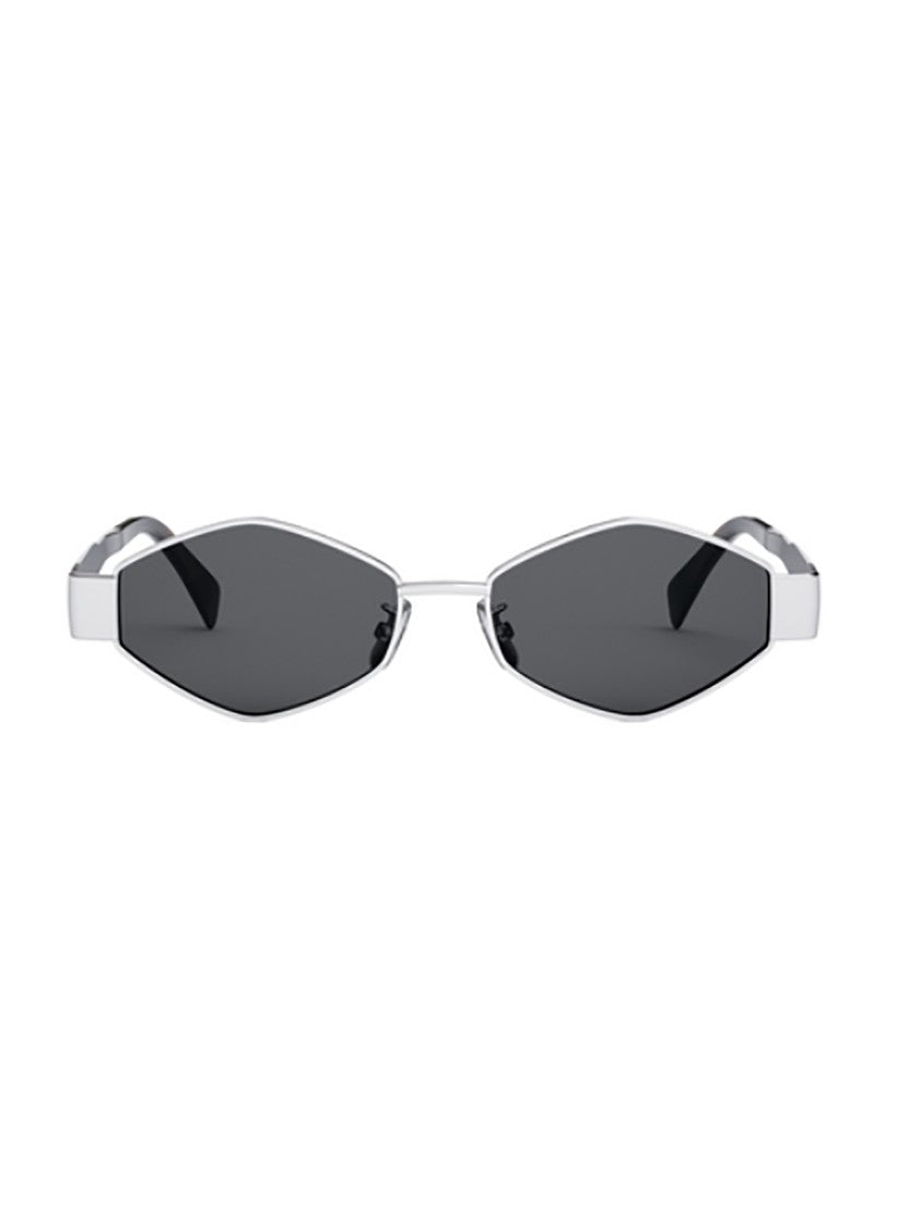 Celine Cl40254u Hexagonal Frame Dark Sunglasses