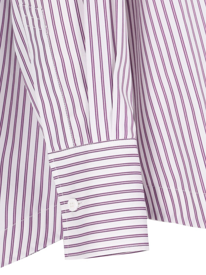 The Attico Diana' Striped Shirt – Purple