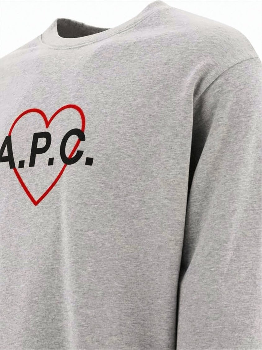 A.P.C. Long-Sleeve Cotton Sweatshirt