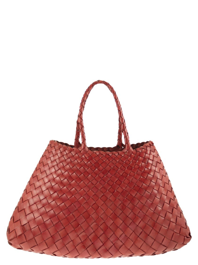 Dragon Santa Croce Small - Woven Leather Bag