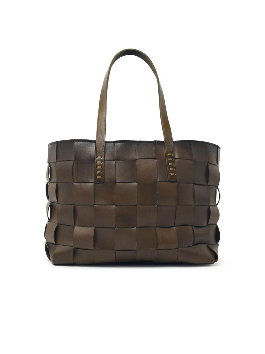 Dragon Diffusion 'Japan Tote' Khaki Leather Bag