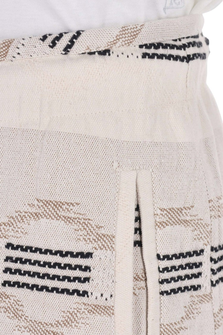 Isabel Marant Deliann Jacquard Drawstring Casual Shorts