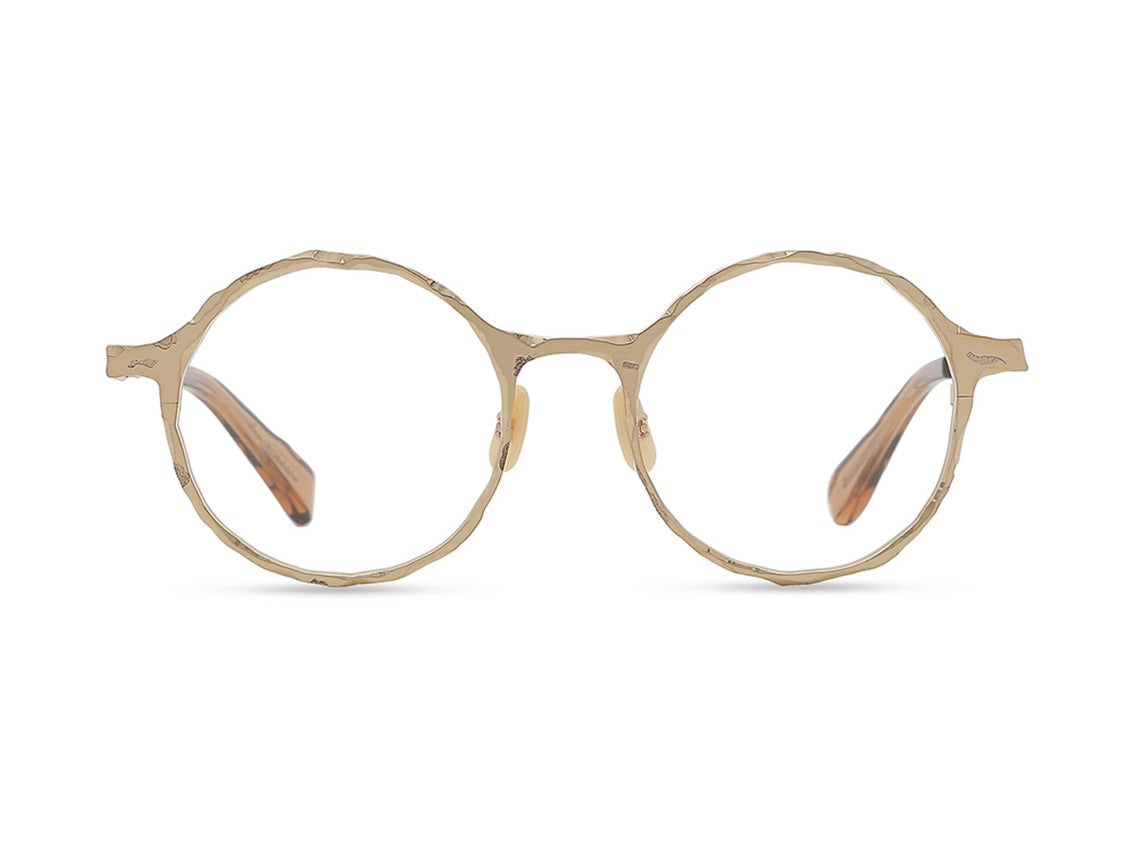 Masahiro Maruyama Mm-0103 Textured Round Metal Eyeglasses