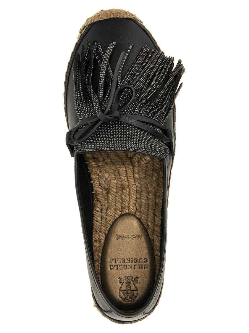 Brunello Cucinelli Ramile Fringed Espadrilles
