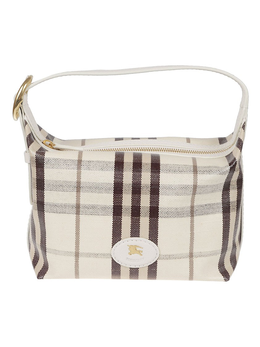 Burberry Coated Canvas Handbag