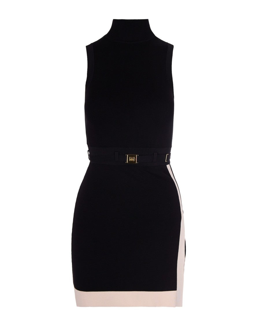 Elisabetta Franchi Fitted Sleeveless Mini Dress