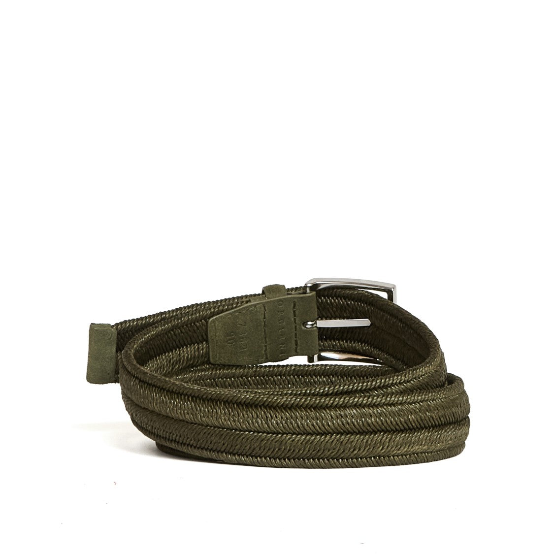 Orciani Rope Elast Woven Linen Belt