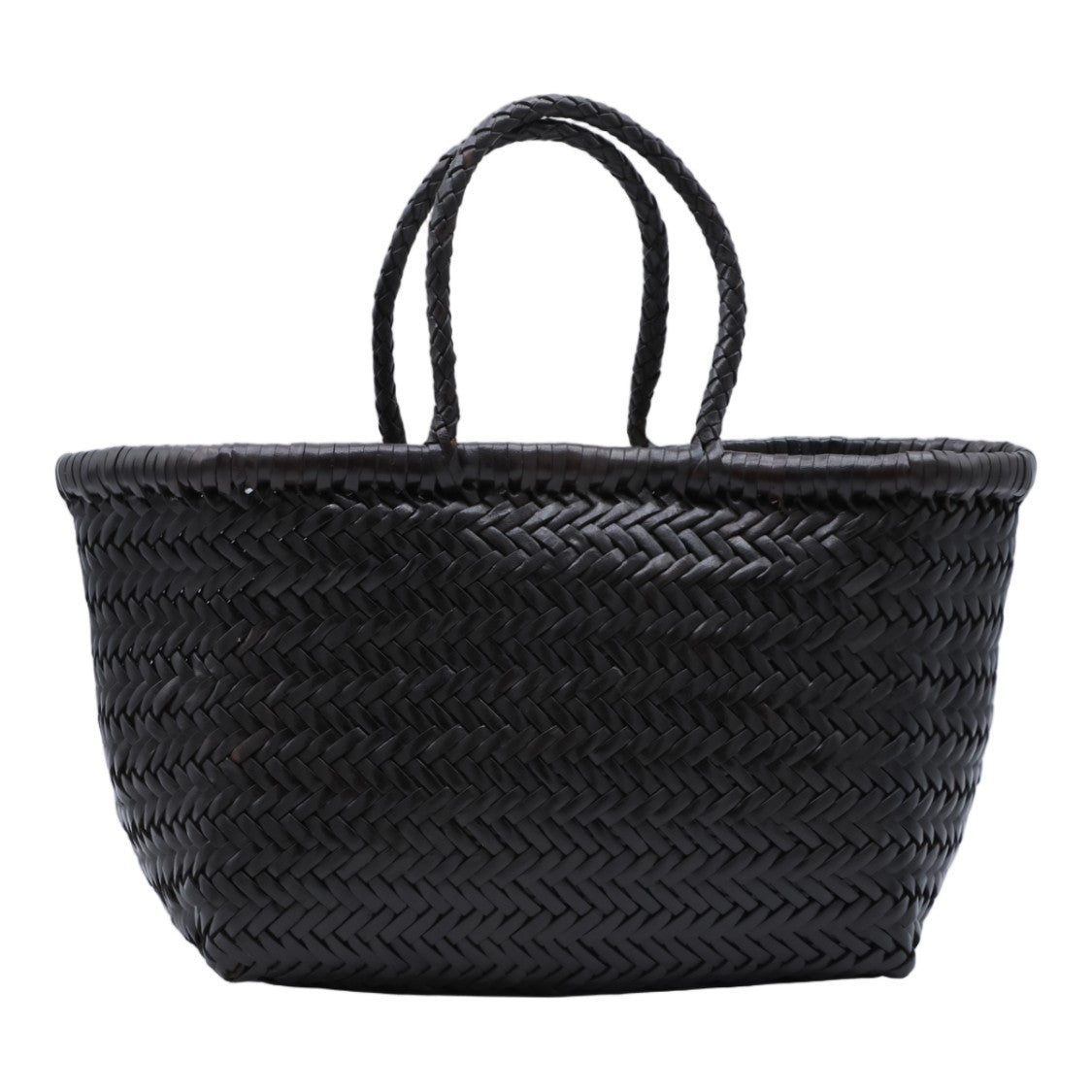 Dragon Diffusion Medium Woven Tote Bag With Glossy Finish And Structured Design