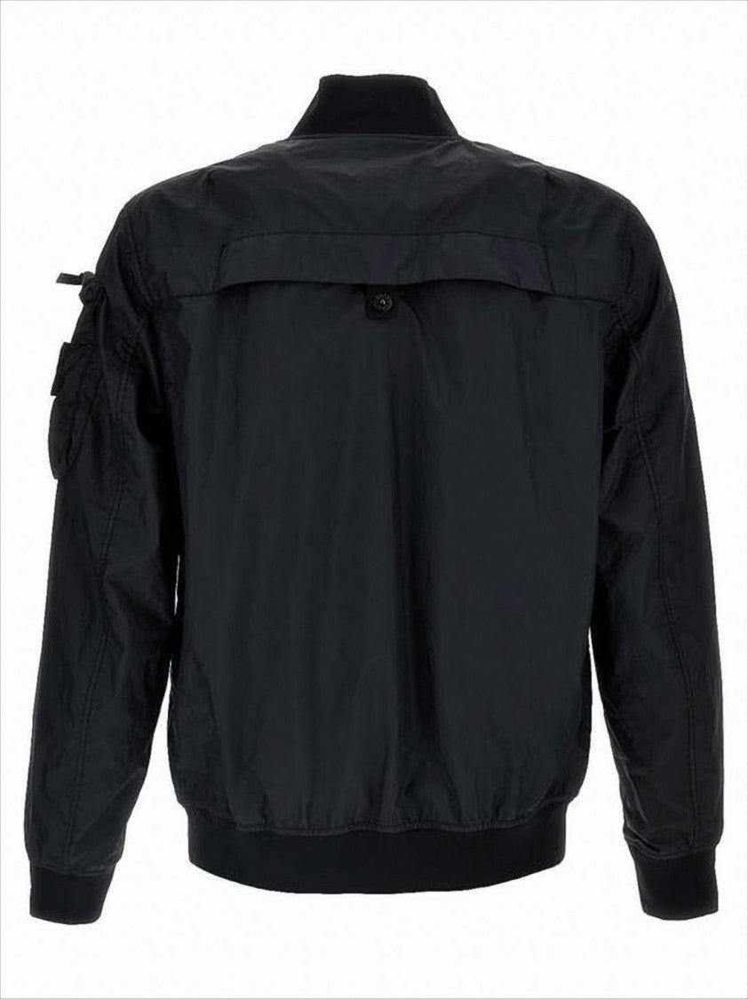 Stone Island Lightweight Blue Polyamide Jacket