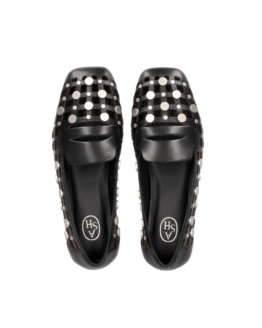 Ash Bali Mustang Black Loafers