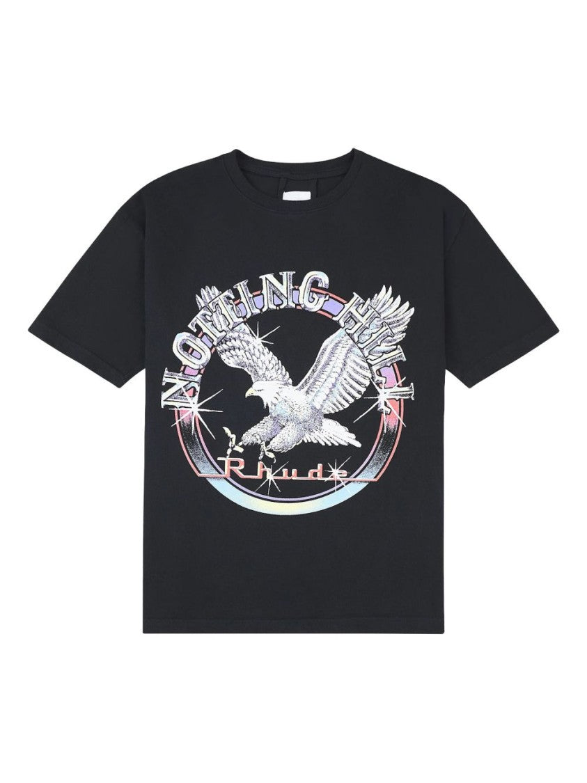 Rhude Black Eagle Graphic Short Sleeve T-Shirt