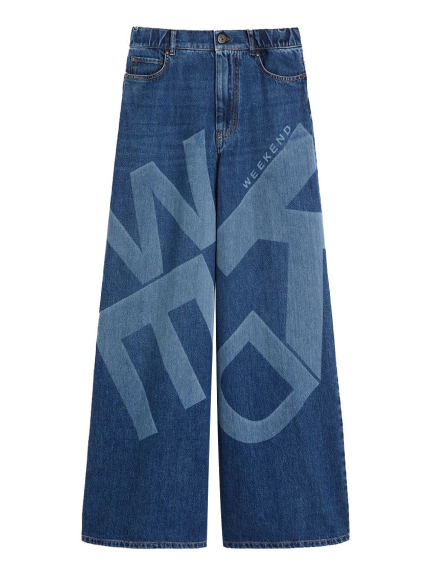 Max Mara Used Blue Denim Wkdvortice Jeans