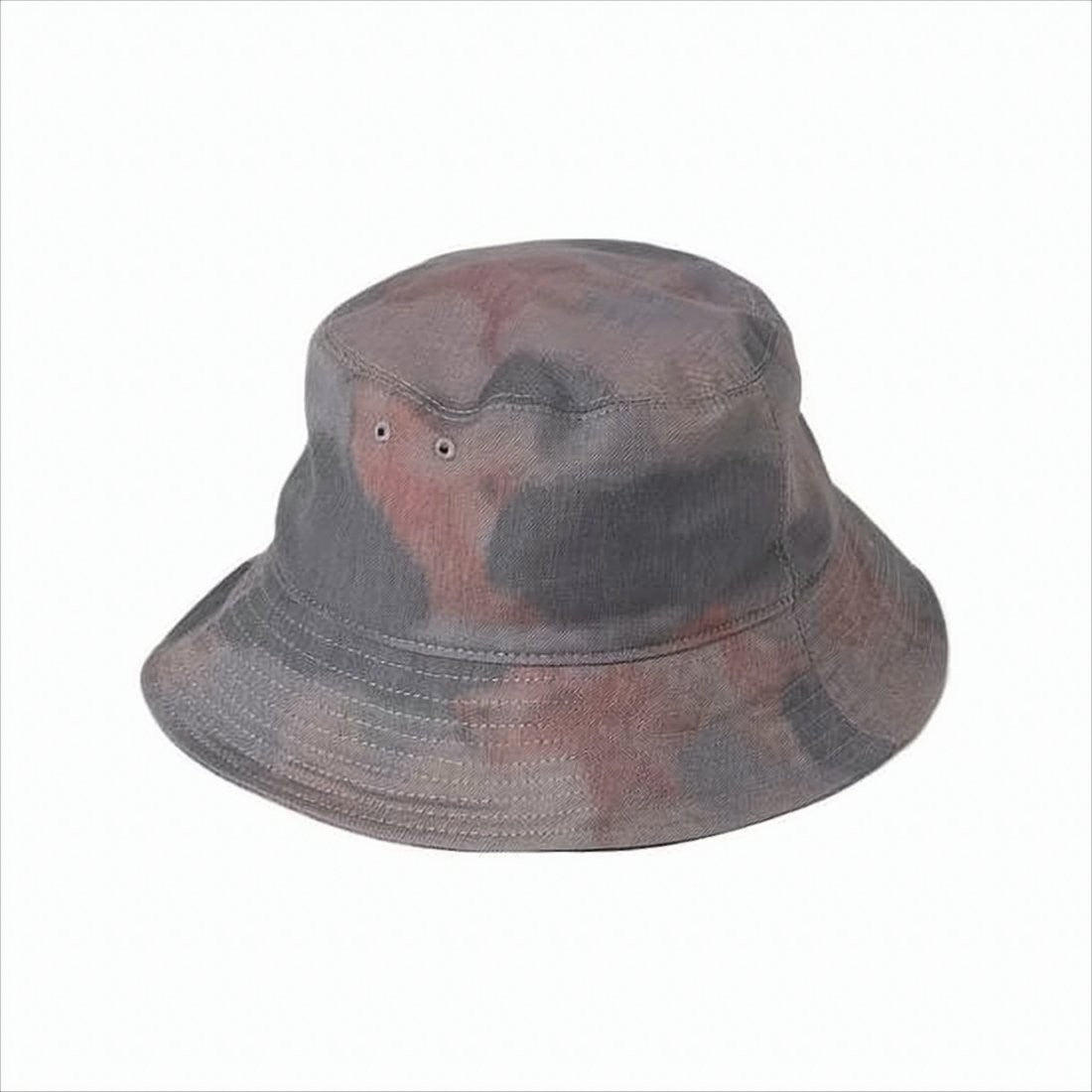 Marni Muted Camouflage Bucket Hat With Stitched Detailing