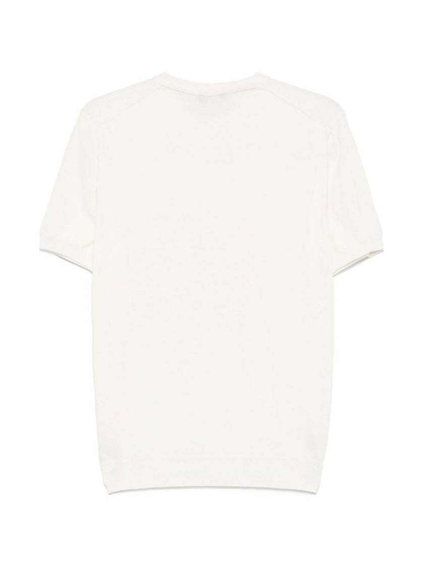 Zanone Classic White T-Shirt With Round Neckline