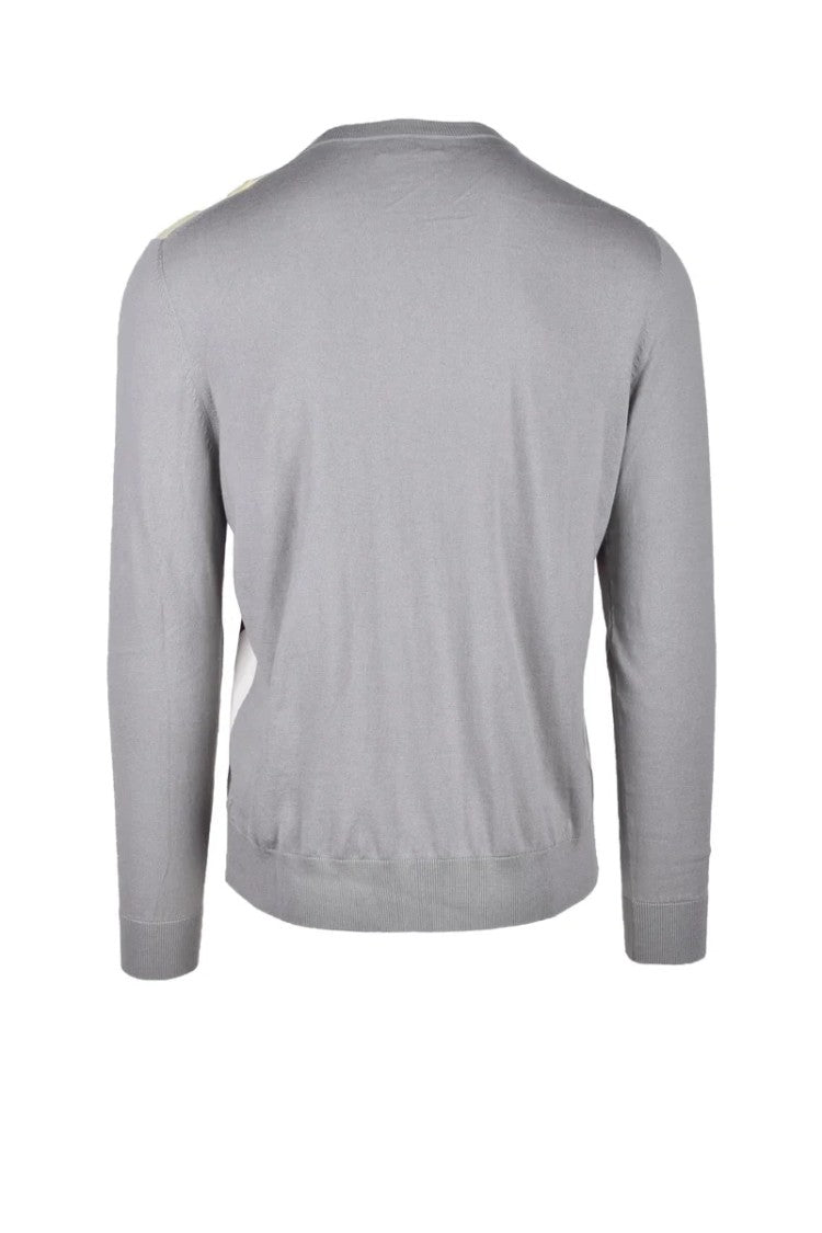 Ballantyne Men's Sweater - Grey/Yellow