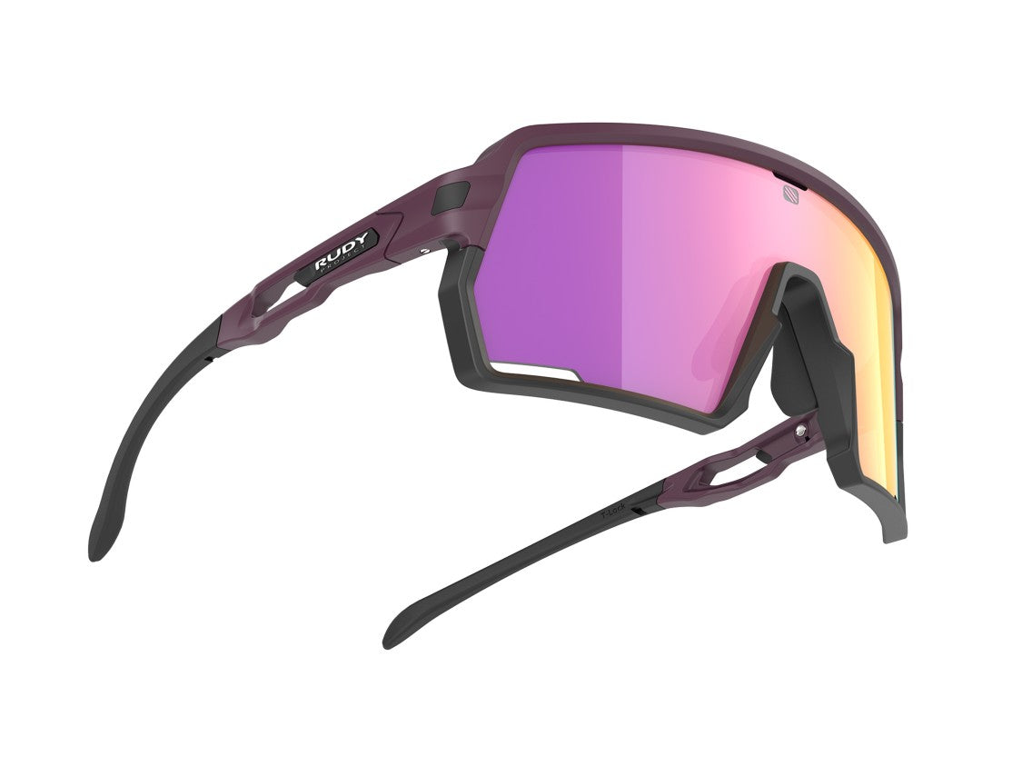Rudy Project Kelion Mirrored Gradient Semi-Rimless Sunglasses