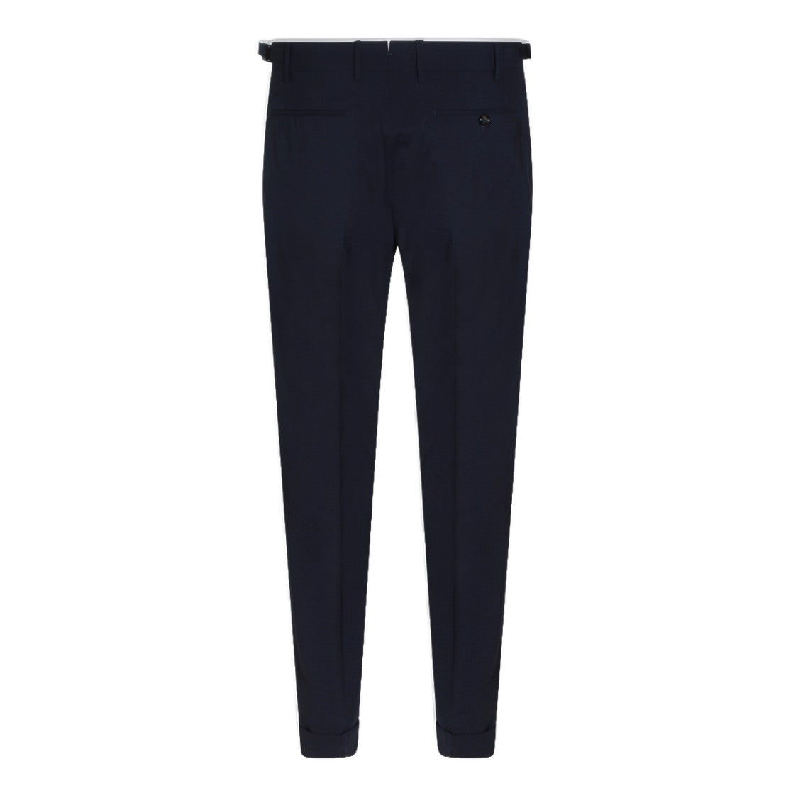 Berwich Tailored Blue Trousers With Clean Front Pleat