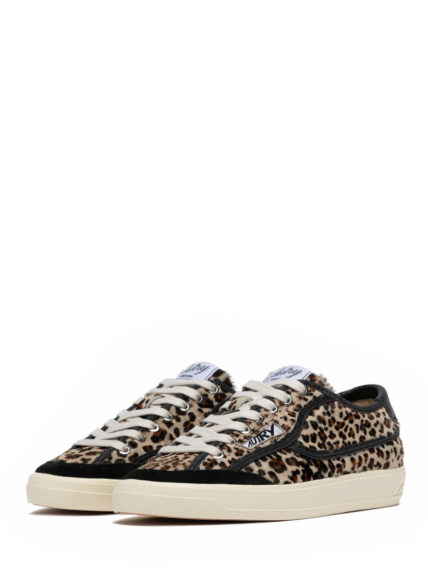 Autry Windscape Low Wom Leopard Pony Low-Top Sneakers