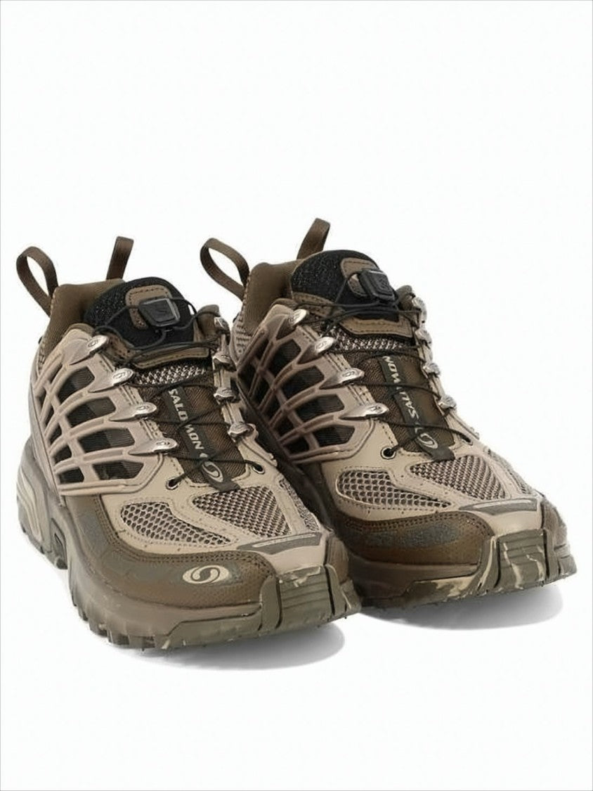 Salomon Rugged Textile And Rubber Sneakers