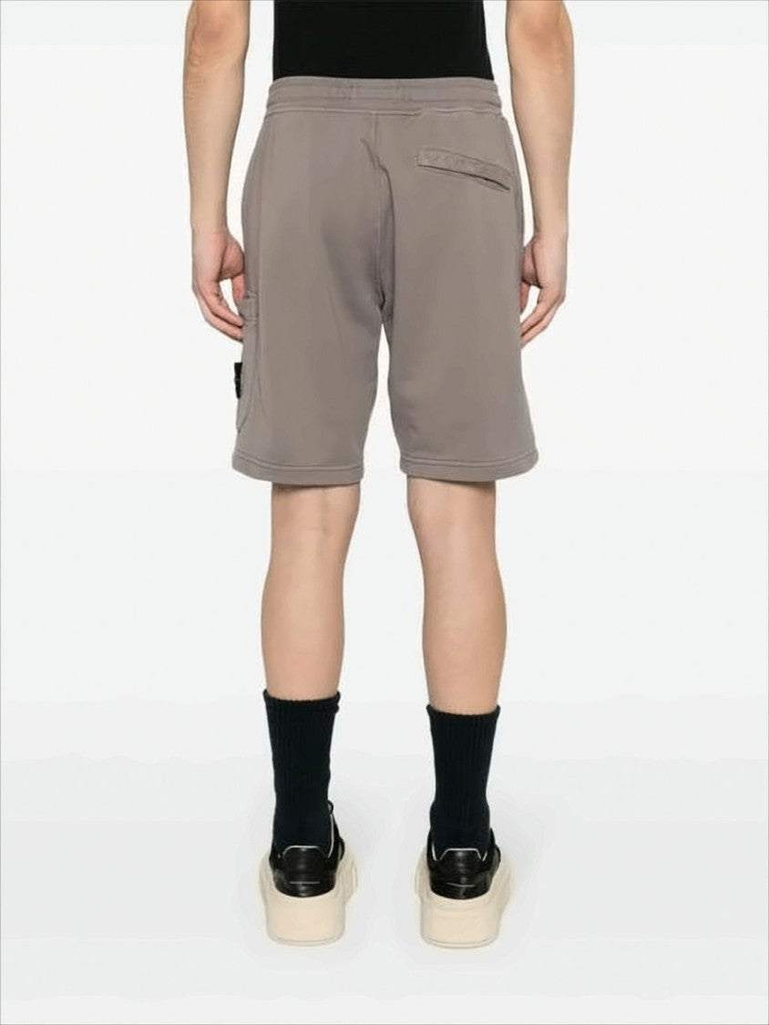 Stone Island Relaxed Fit Cotton Shorts