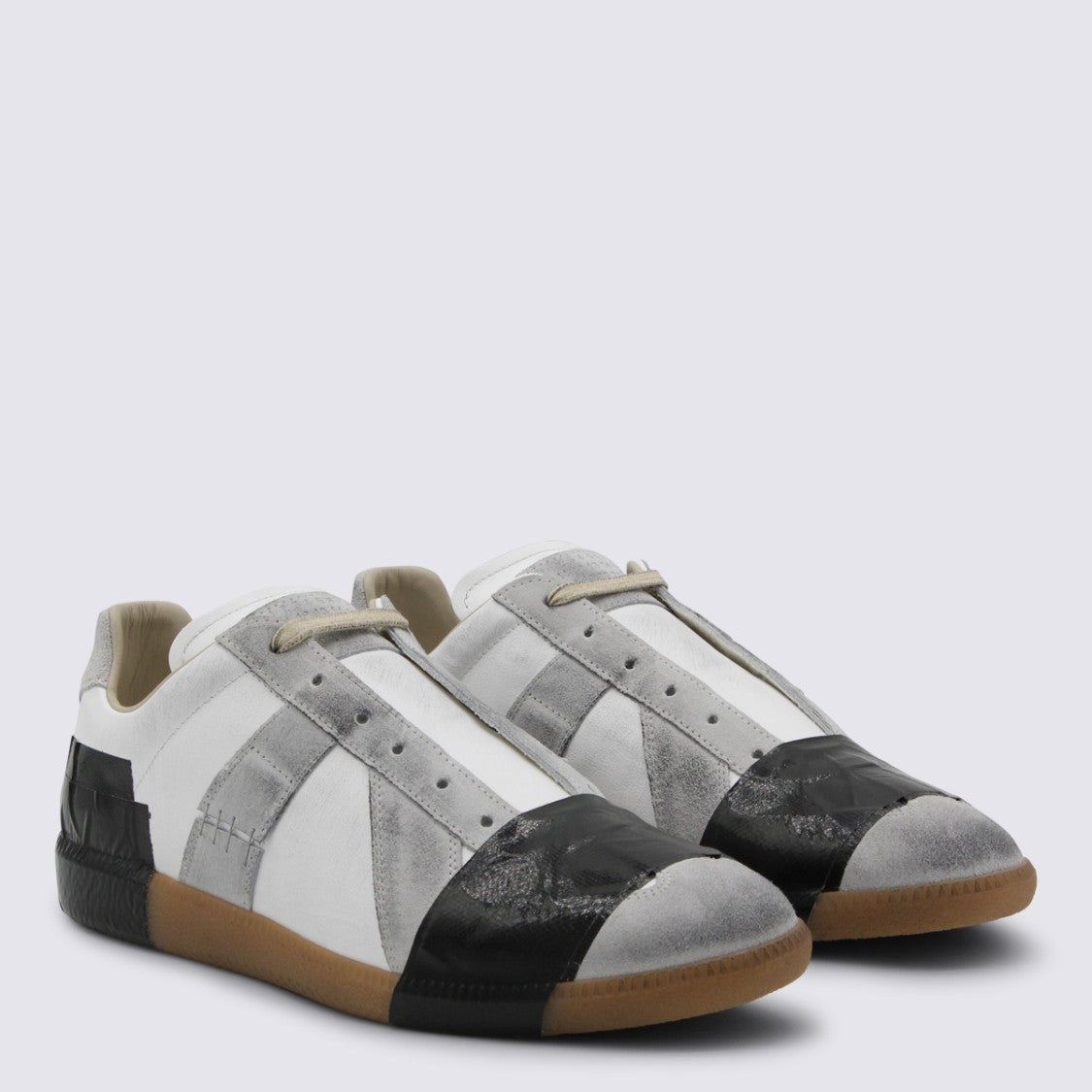 Maison Margiela White Leather Sneakers