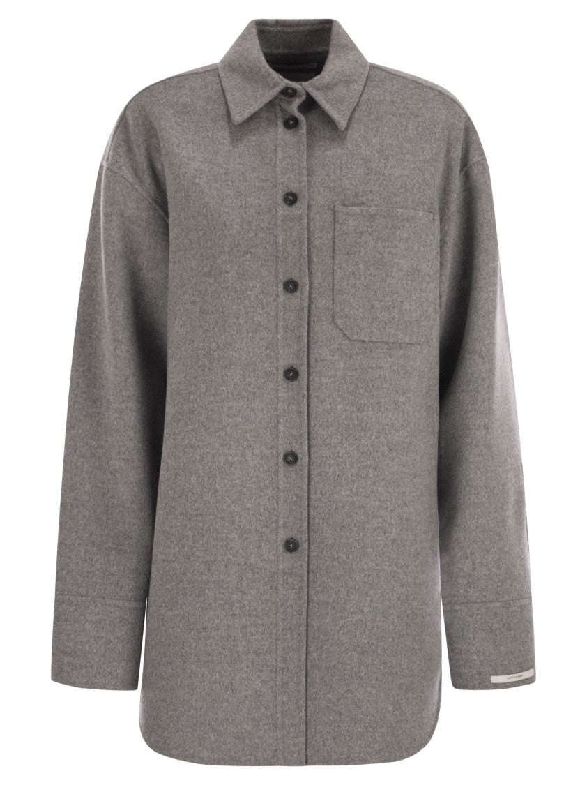 Sportmax Riber - Oversized Shirt In Double Fabric