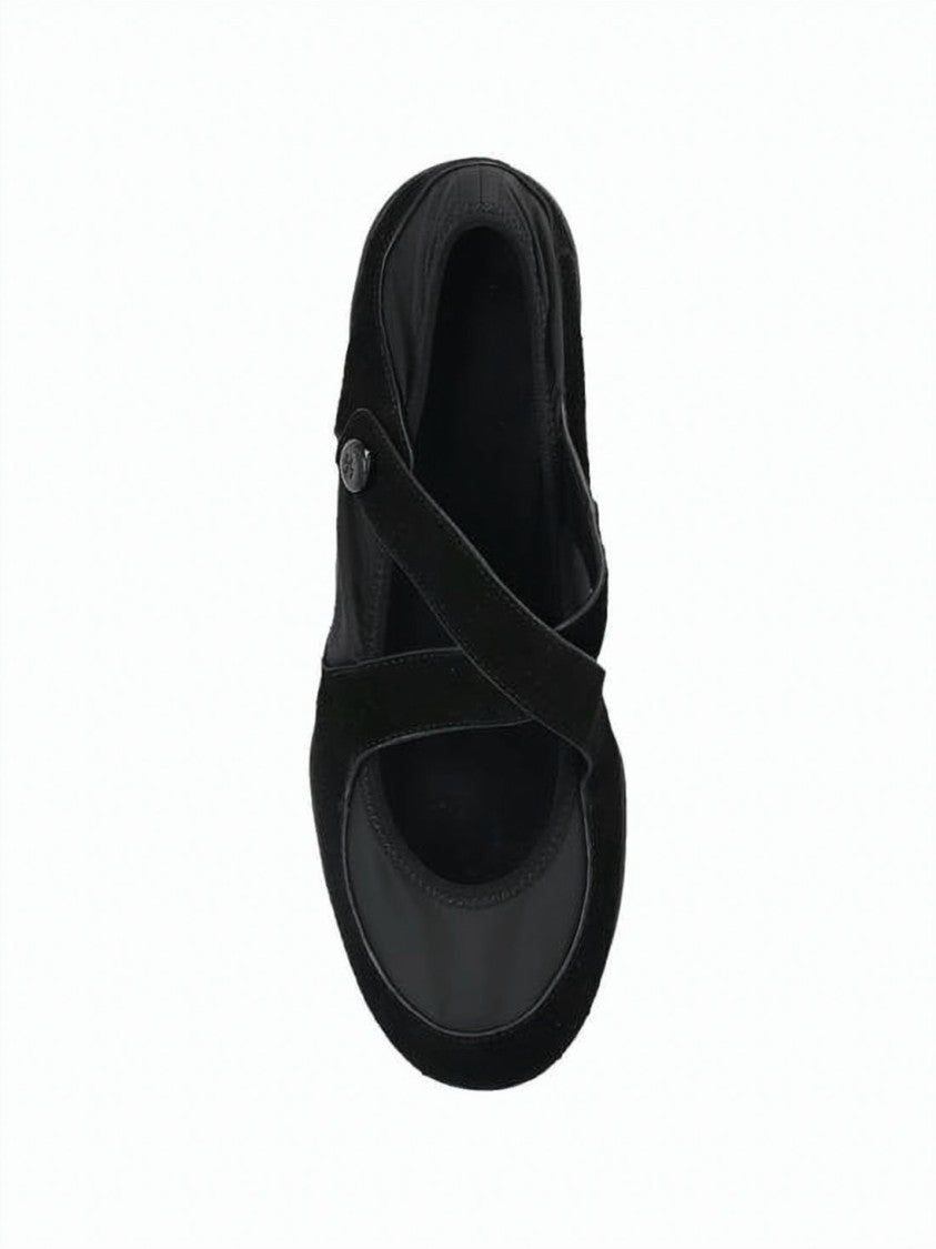 Tory Burch Suede Nylon Flexible Loafer