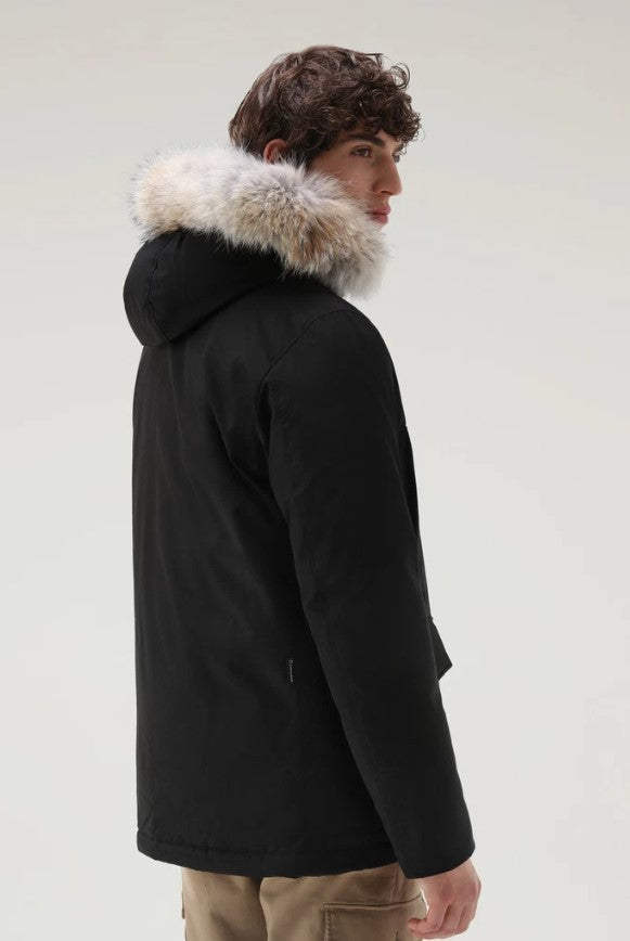 Woolrich Black Arctic Fur Anorak