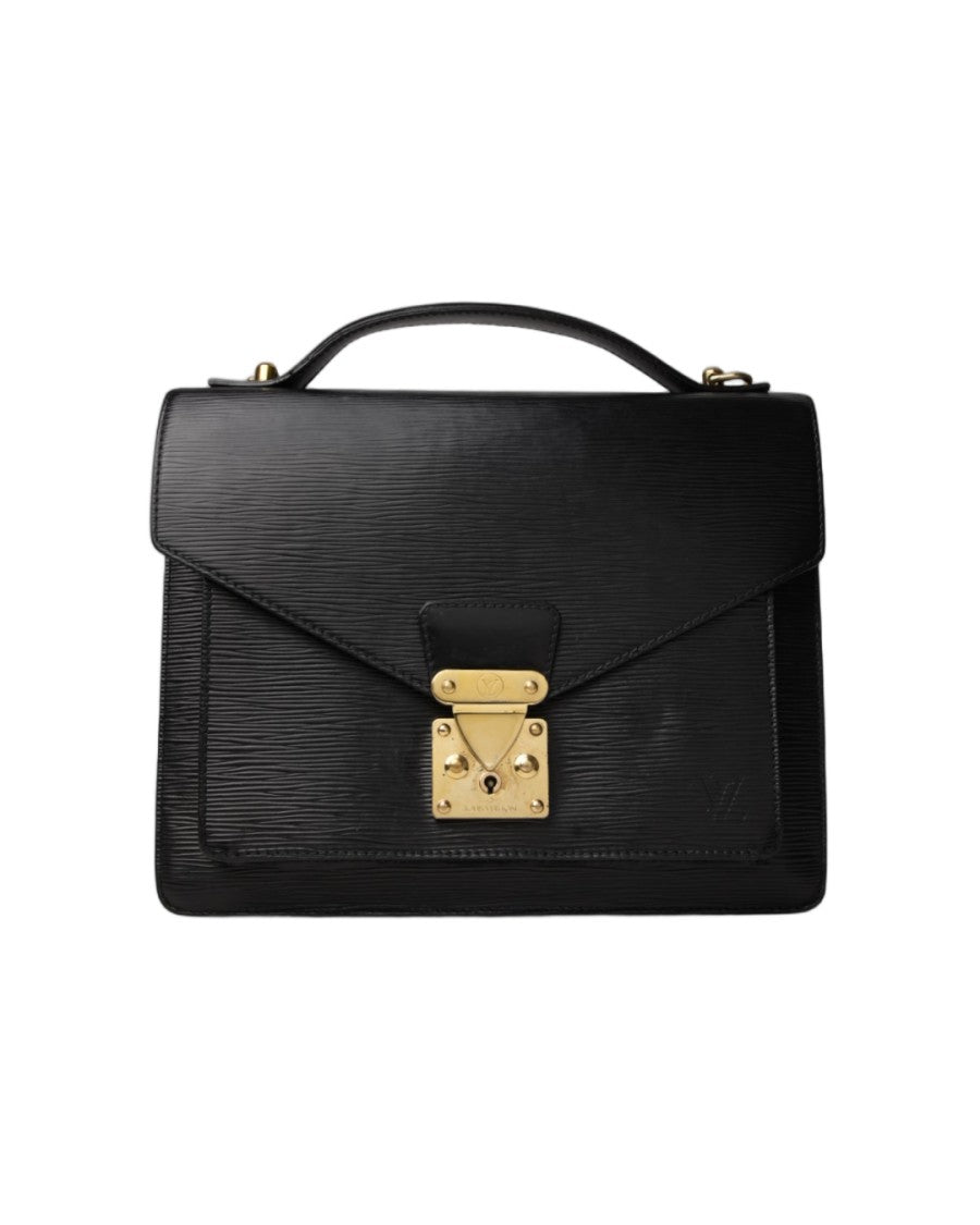 Louis Vuitton Monceau 28 Epi Nero