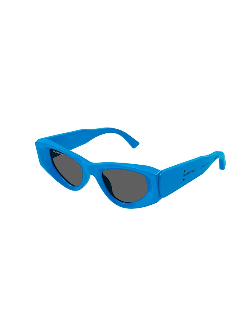 Balenciaga Blue Bb0243s Bold Cat-Eye Sunglasses