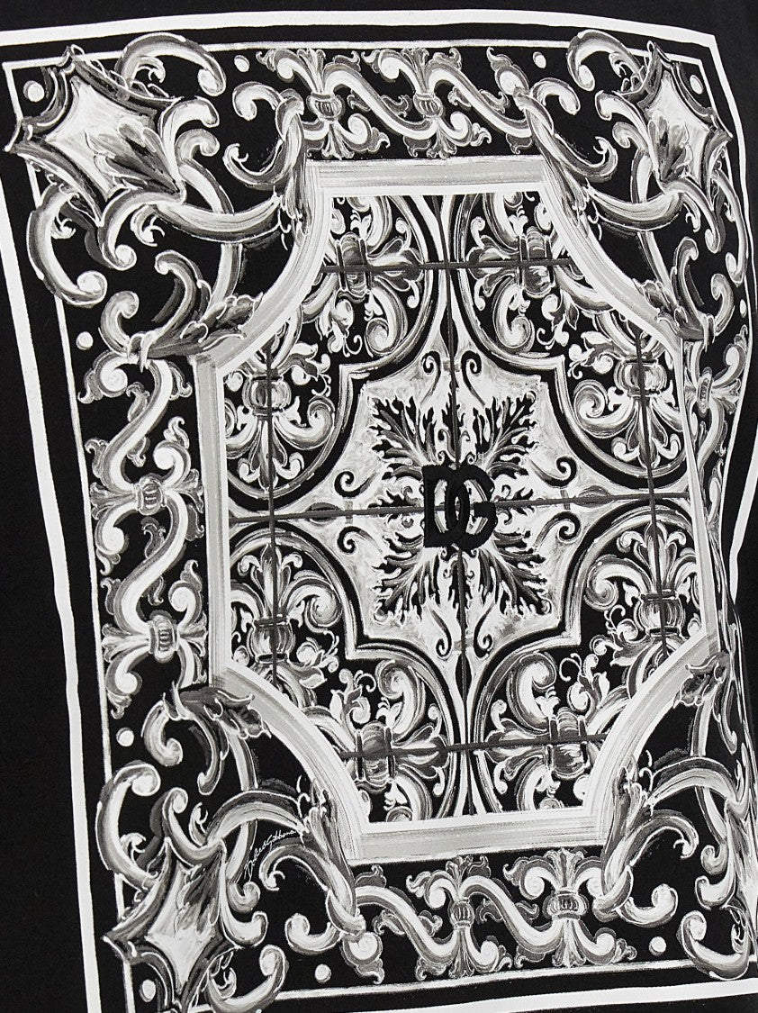 Dolce & Gabbana Maiolica' Print T-Shirt