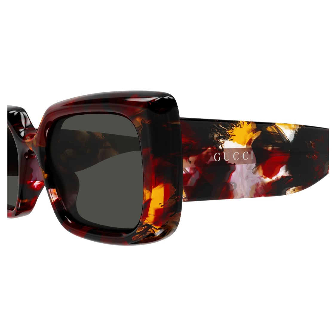 Gucci Gg1906s Oversized Tortoiseshell Sunglasses