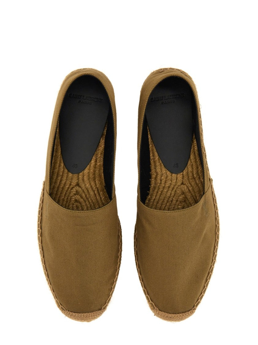 Saint Laurent Cotton Gabardine Espadrille