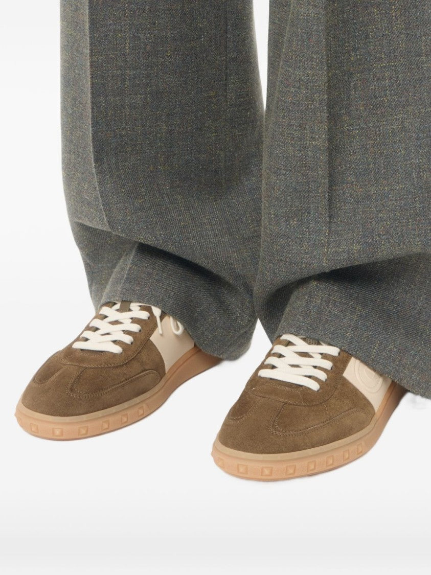 Valentino Garavani Multicolor Casual Low-Top Suede Sneakers