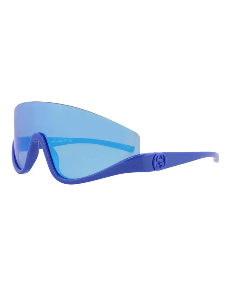 Gucci Shield-Frame Injection Sunglasses