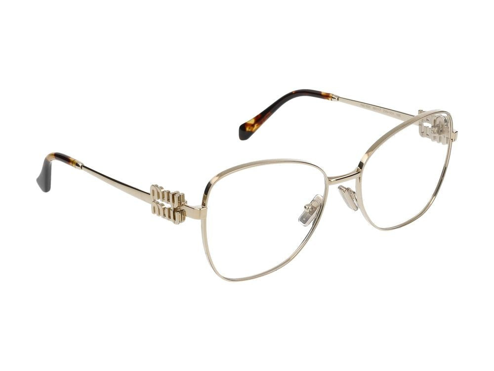 Miu Miu 0Mu 50Xv Oversized Square Metal Eyeglasses